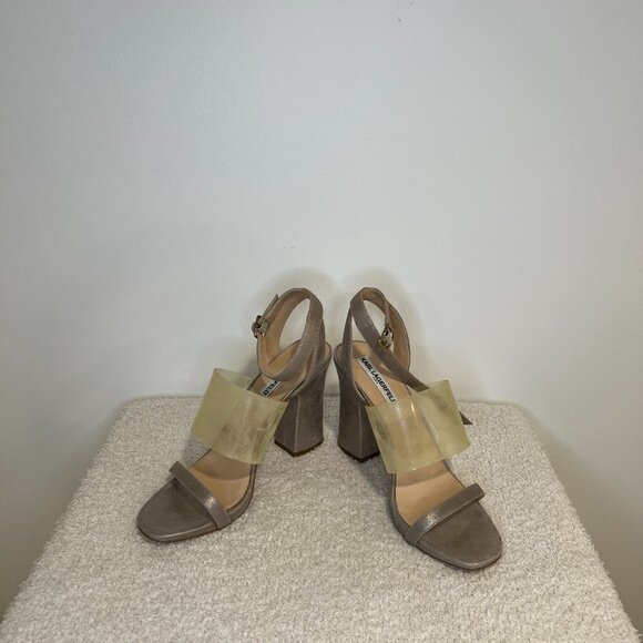 Karl Lagerfeld Paris | Raya Leather Ankle Strap Sandals - Picture 7 of 7